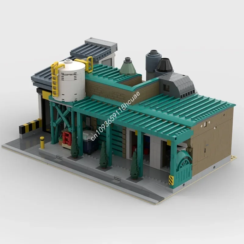 3934 elementy MOC Breaking Bad Modularny Pralnia i Model do Budowania Prezent na Boże Narodzenie Klocki Architektura DIY Pomysły Zabawki Urodziny dla Dzieci