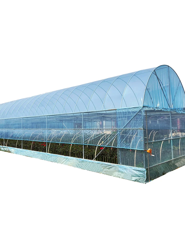 Customized Defogging PO Film Non Drip Transparent Thickened  Film Agricultural Breeding Vegetable Insulation Greenhouse Film