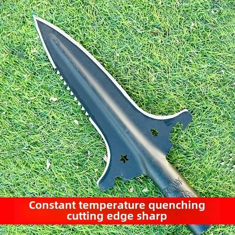 New Gardening Shovel Multi-Purpose Spearhead Outdoor Camping Tools Open Mountain Split Wood Open Wild Boar Spear outdoor camping