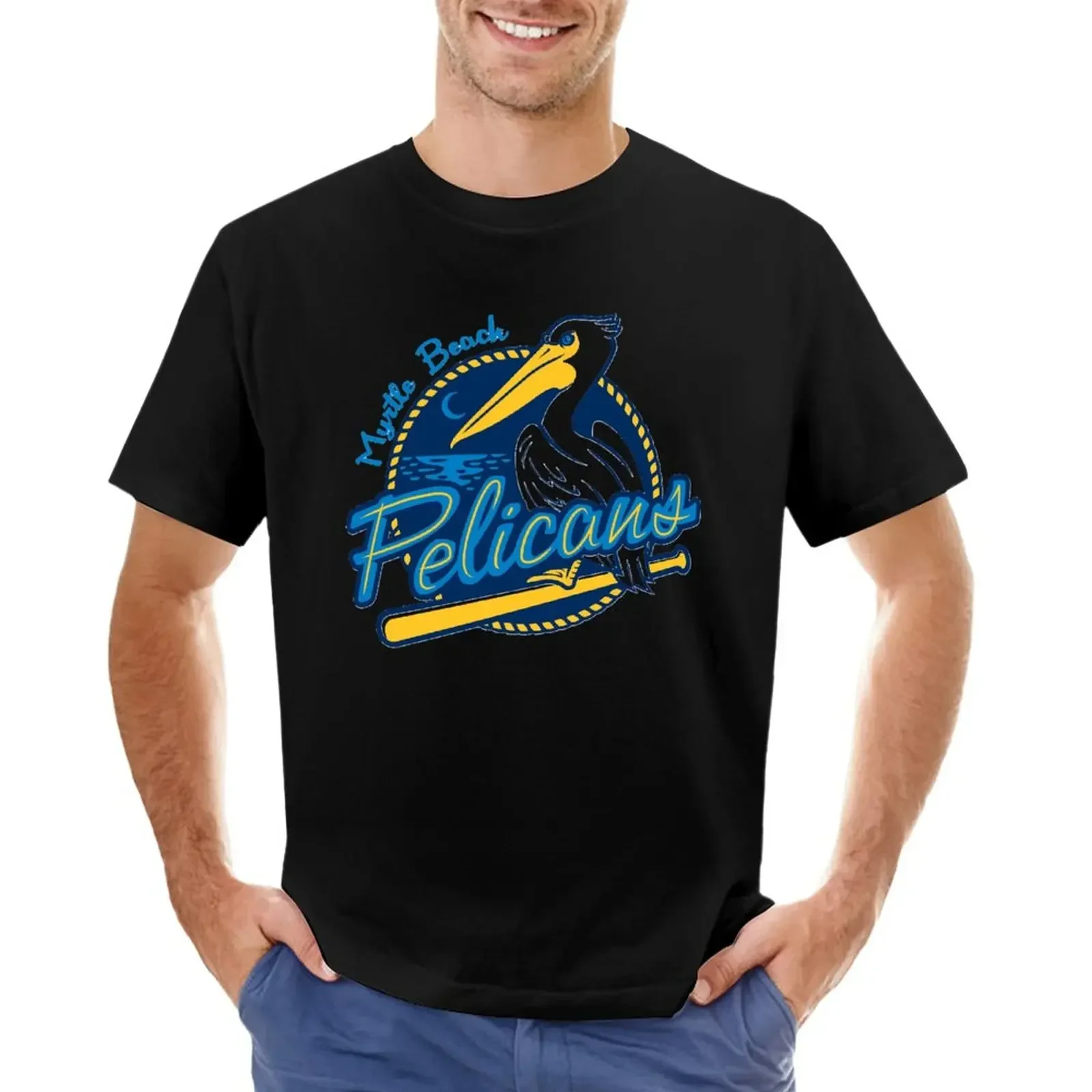 Myrtle Beach Pelicans Classic T-Shirt aesthetic clothes summer top blacks tops mens graphic t-shirts