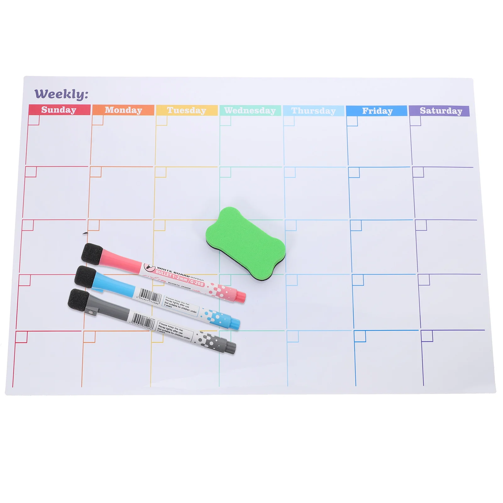

Magnetic Monthly Planner Calendar Premium Dry Erase Whiteboard Fridge Calendar Schedule Organizer Board