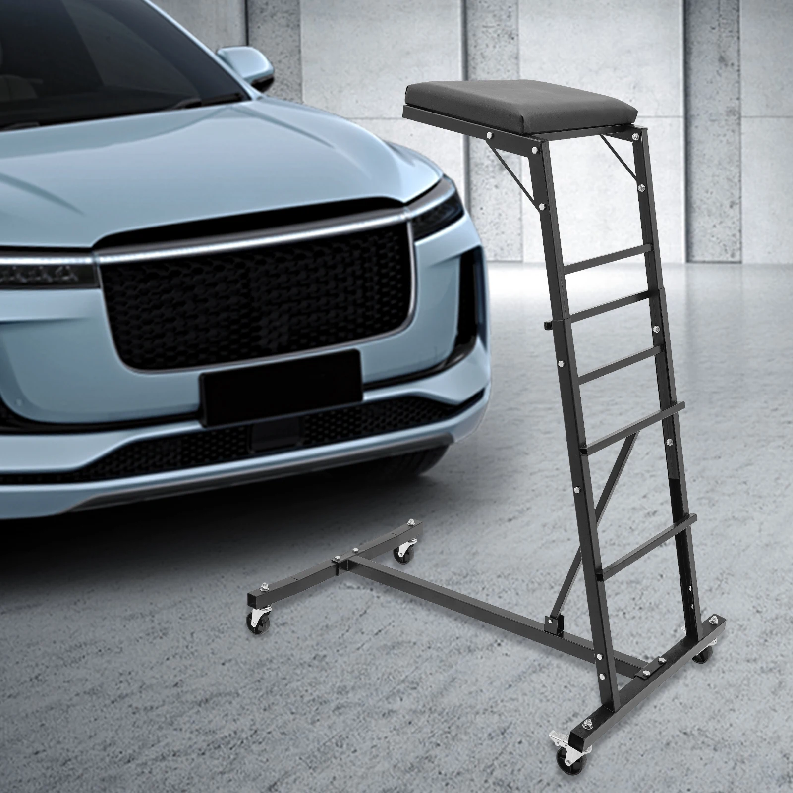 

Heavy Duty Automotive Creeper 400 lbs Capacity Automotive Engine Creeper w/ 4 Universal Swivel Wheels for Engine Repair