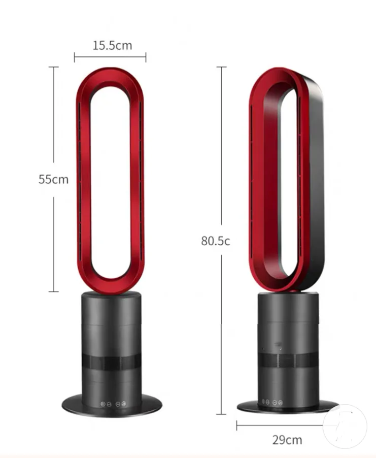 

Full Certified Small Home Appliance DC Motor Four Season Use PTC Ceramic Safety Fast Heat 1950 Watt Room Bladeless Fan Heater