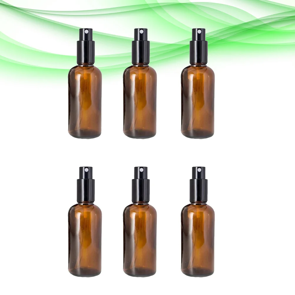 6 Stuks Lege Spray Flessen Voor Parfum Hervulbare Glazen Reizen Misters Draagbare Make-Up Water Containers 15Ml Lekvrij