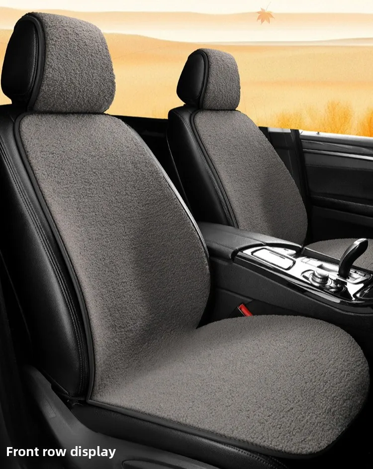 

Универсальный чехол на автомобильное сиденье, короткий плюшевый теплый дышащий чехол на сиденье, высокое качество, удобная теплая зимняя подушка для автомобильного сиденья