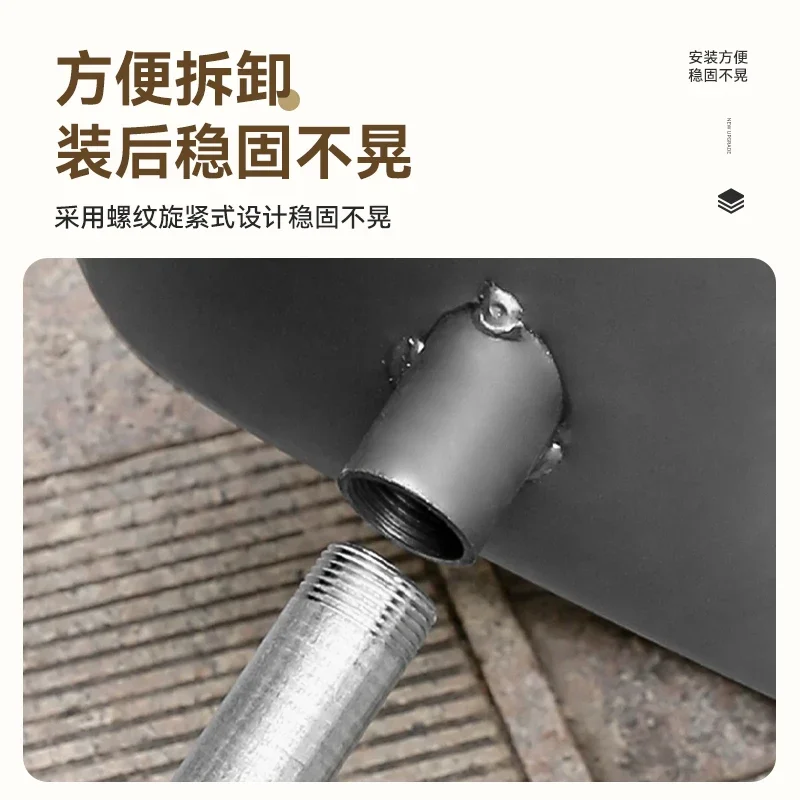 Wood-fired stove for rural firewood use, portable stove for household use