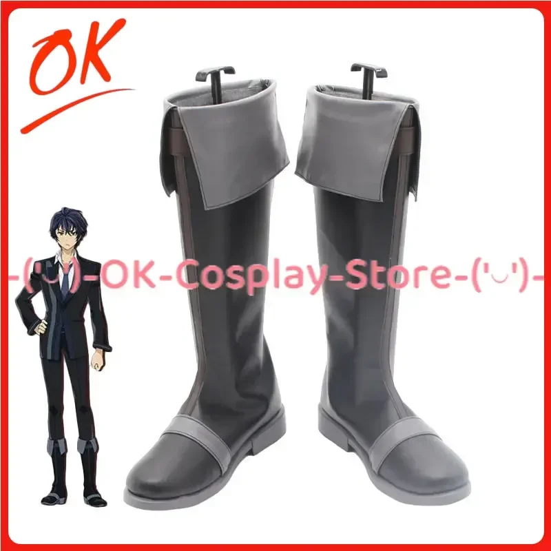 

[Customized] Satomi Rentaro Cosplay Shoes Anime Roleplay Prop Halloween Carnival Party PU Leather Boots