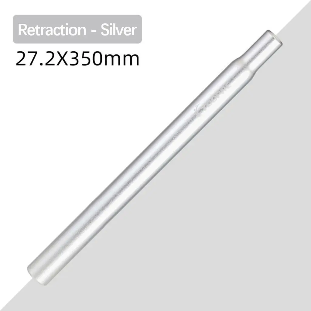 

350mm Bicycle Seat Post Aluminum Alloy Micro Adjustable for Bike Saddle Rail Adapter and Mountain Bikes