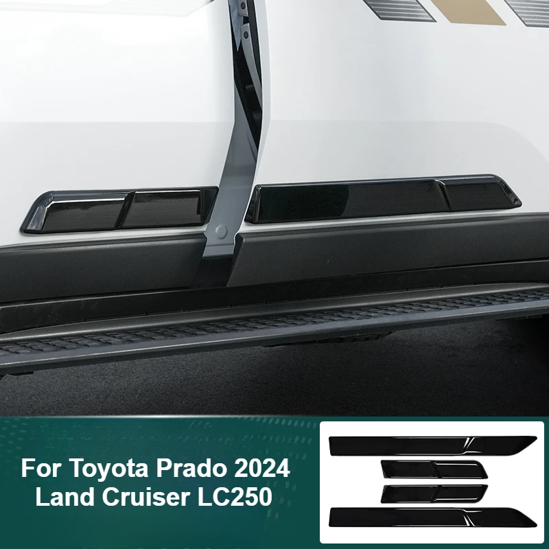 

Car Body Side Decoration Strips ABS Car Door Anti-Colission Protective Cover for Toyota Prado 2024 LC250 Exterior Accessories