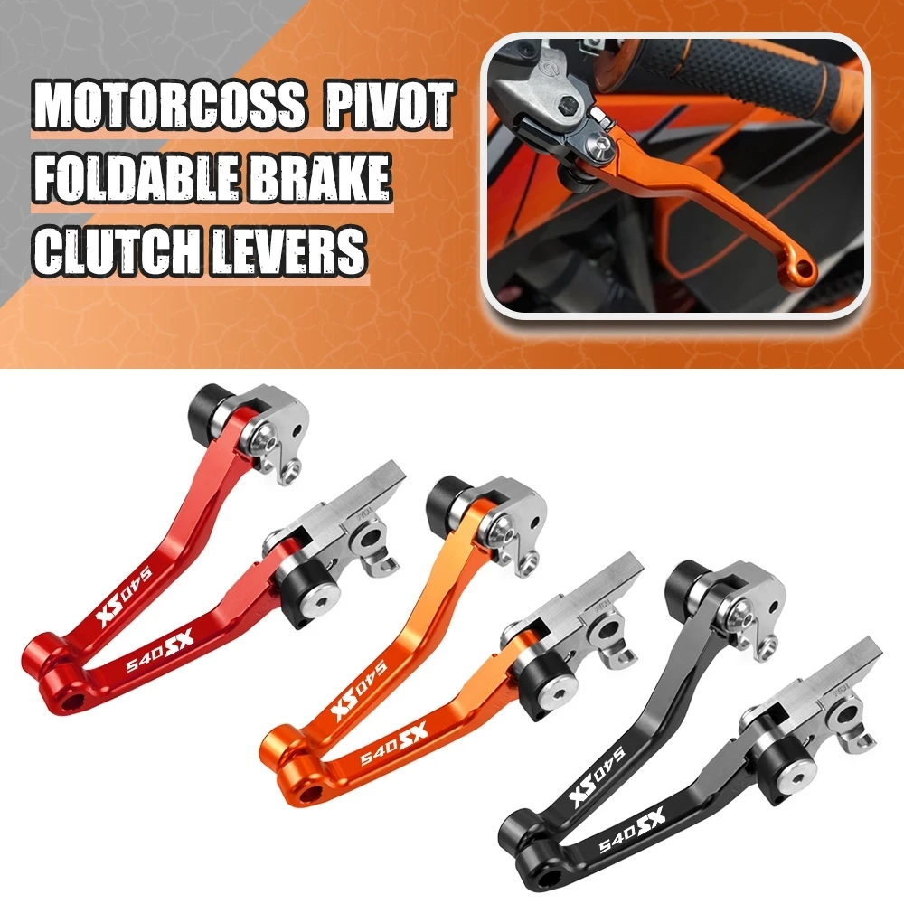 

CNC Motorcycle Accessories Dirt Bike Motocross Pivot Handle Brake Clutch Levers Handle FOR KTM 540 SX 2001 -2003 2004 2005 2006