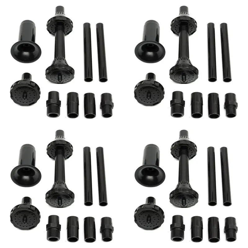 A19F-36Pcs Small Fountain Nozzle Kit Water Fountain Nozzle Heads For Pond Fountain Submersible Pump Pool
