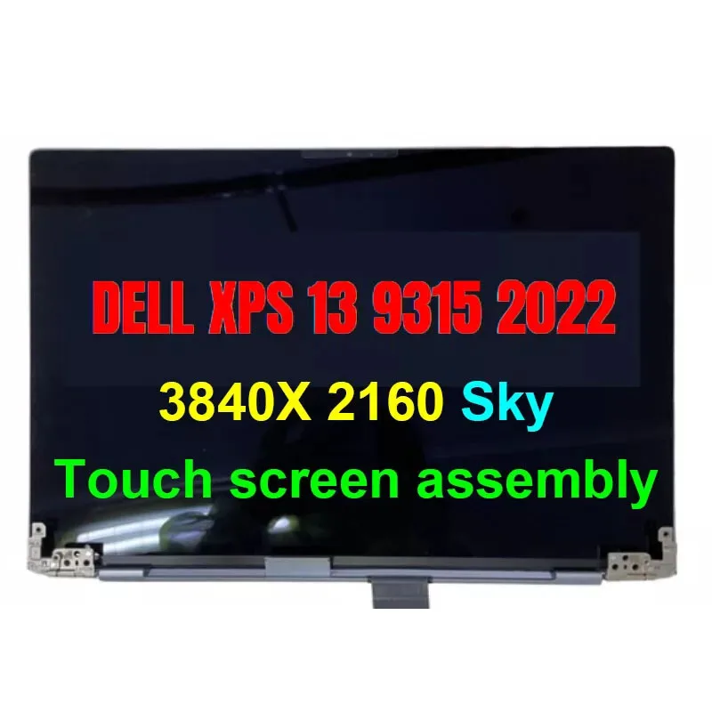 

New R89M1 for Dell Xps 13 9315 2022 UHD 4kTouch Screen Assembly Complete SKY BLUE US