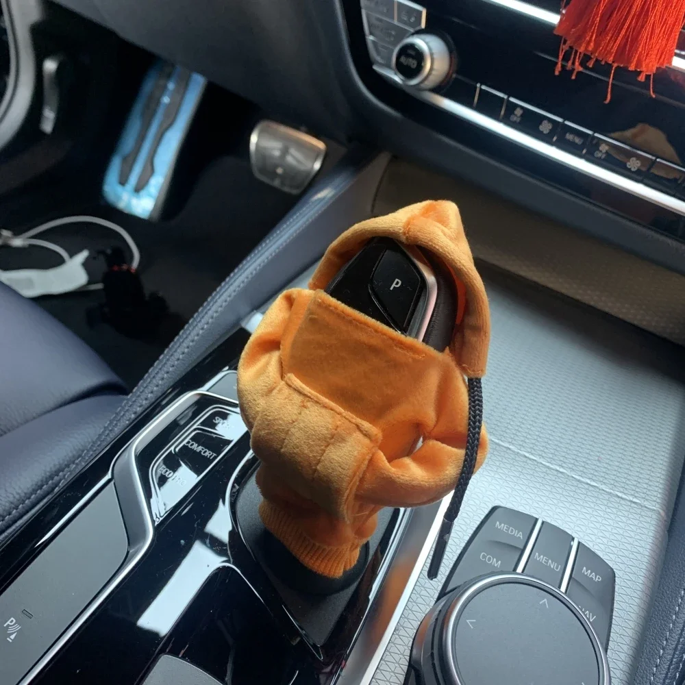 

Gear Shift Hoodie Cover Shift Cover Gear Handle Decoration Fits Manual Automatic Universal Car Shift Lever Interior Decor