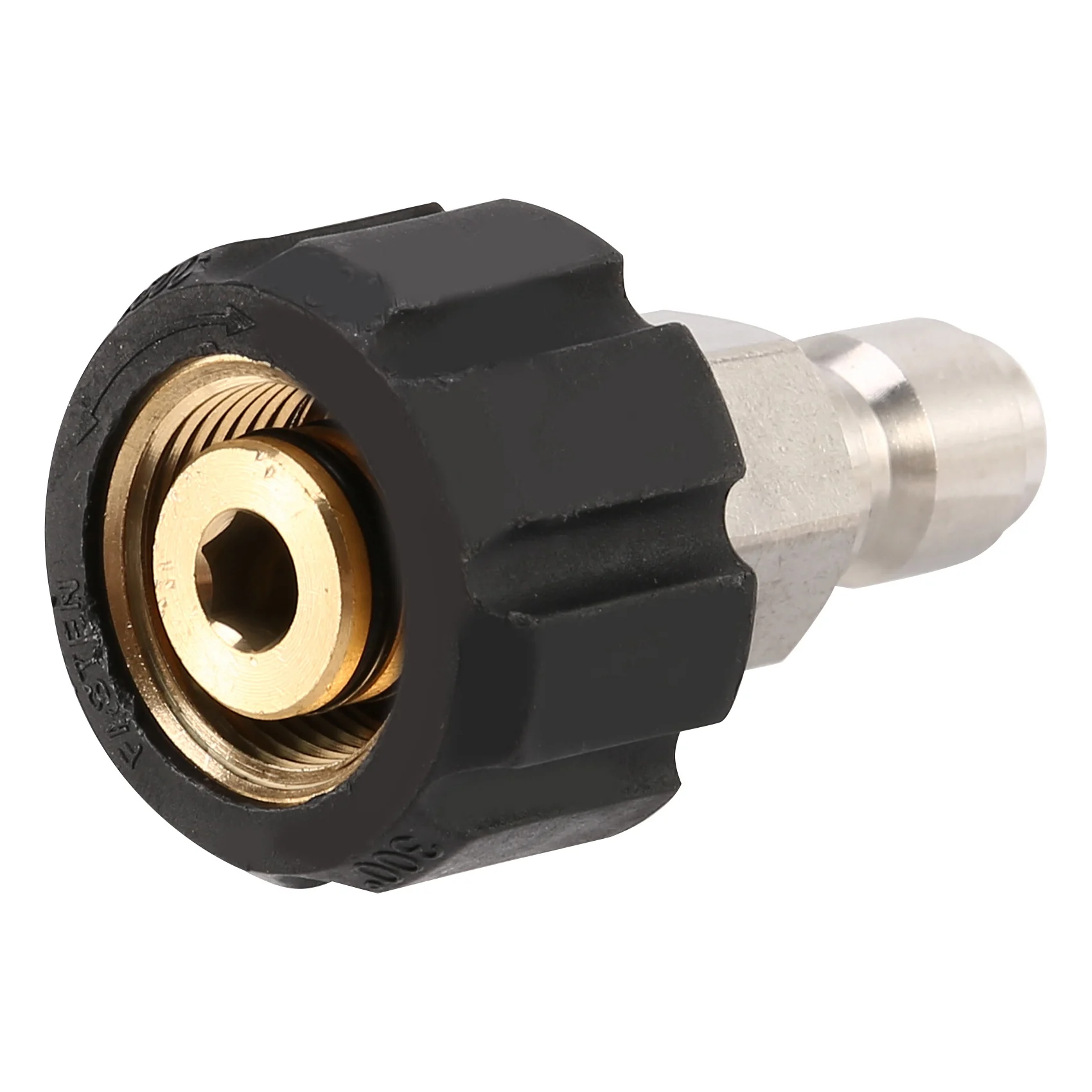 Conjunto de adaptador de lavadora de alta pressão Luckshopping Kit de conexão rápida, métrico M22-15Mm, TWIS292
