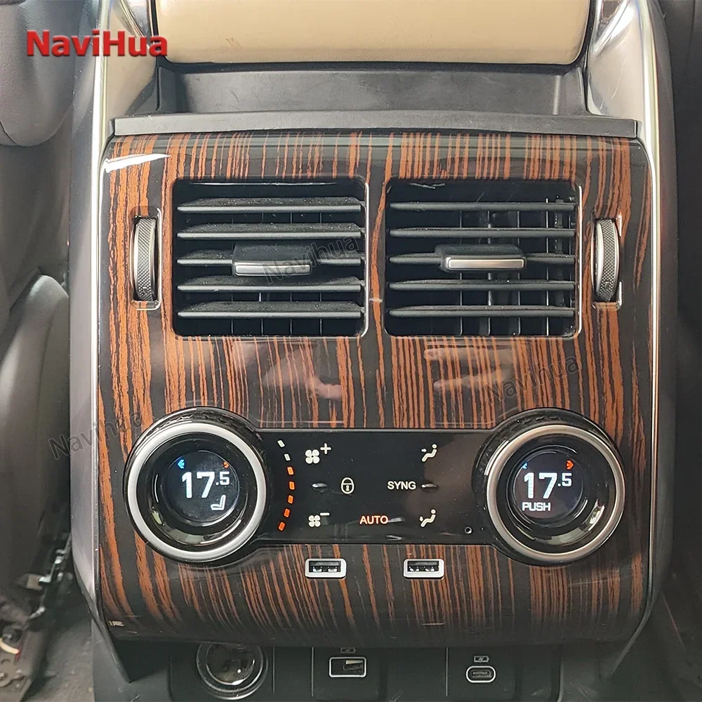 NaviHua لسيارة رينج روفر سبورت L494 2013 2017 لوحة شاشة التيار المتردد الخلفي للتحكم في المناخ الرقمي ترقية نظام تكييف الهواء #1