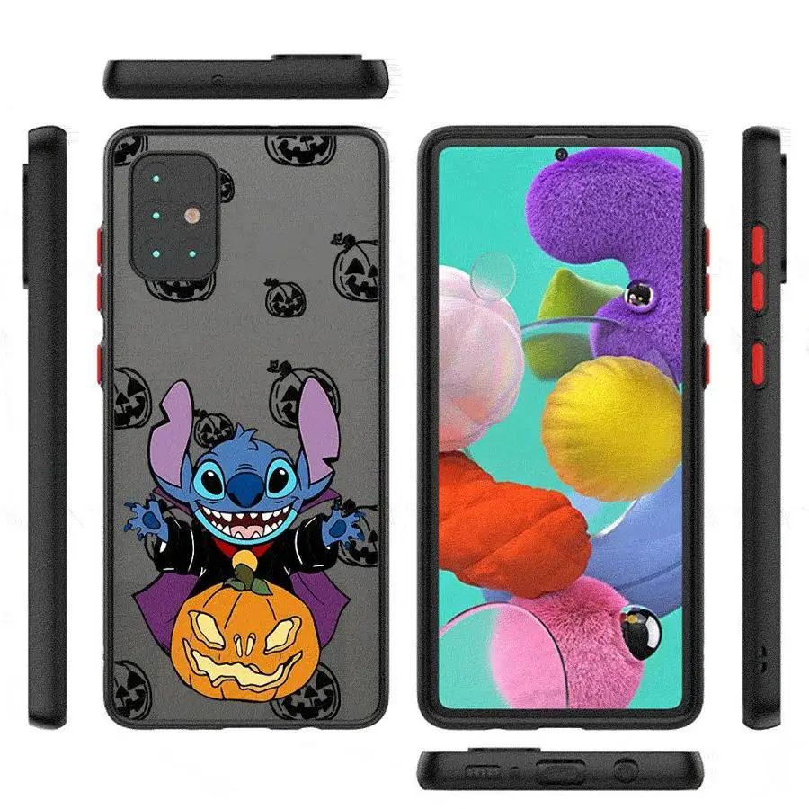 Cartoon Lilo Stitch Halloween phone Case for Samsung A13 A14 A15 A23 4G 5G A24 4G A25 A33 A34 A53 A54 A73 A35 A55 5G