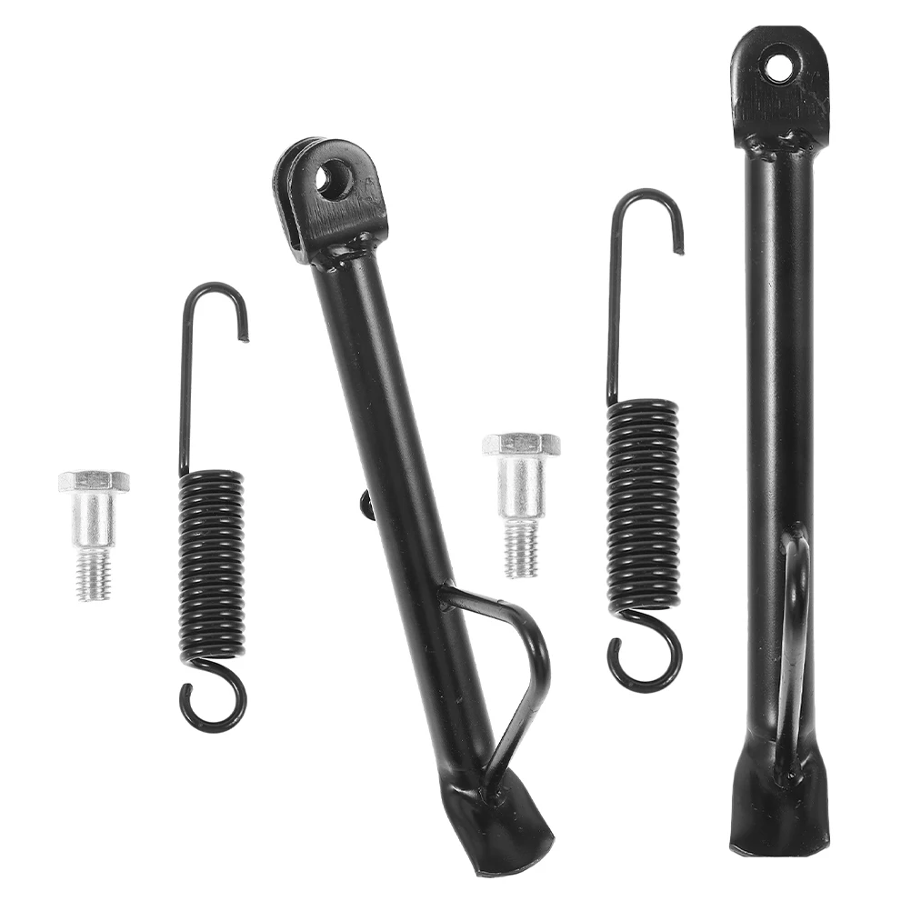 

2 Sets Motorcycle Kickstand Universal Side Support Stand For Electric Scooter Mini Bike Dirt Bike Accessories Parking Stand Iron