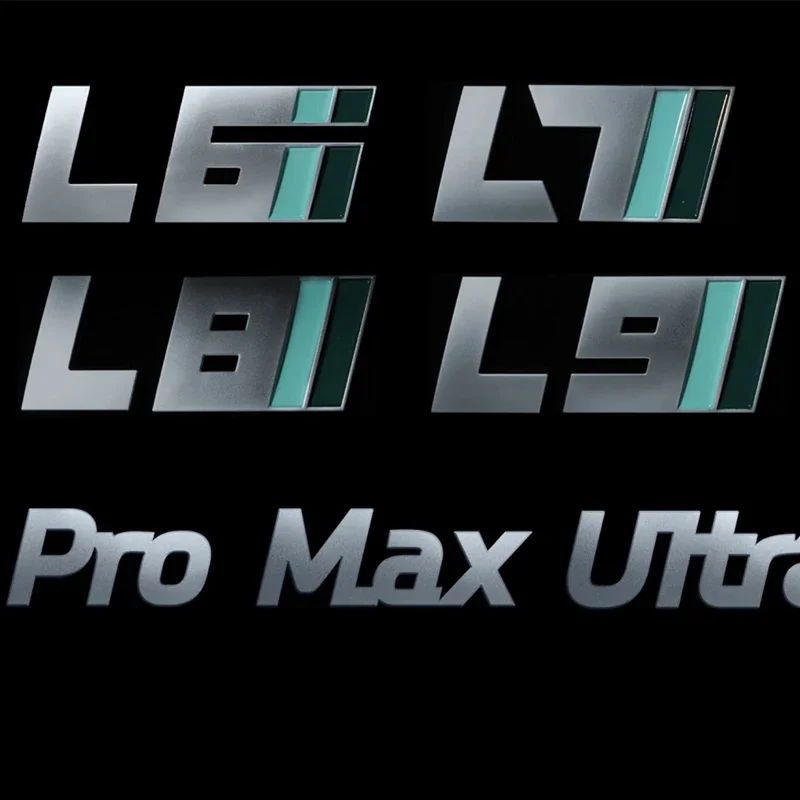 

For Leading Ideal LiXiang L6 2024 Car Personalized Modification L6 Pro Max UItra Tail Badge Accessories