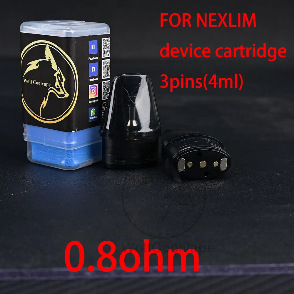 10pcs Xlim Pro/NeXlim Pod 2ml/3ml/4ml Replacement Cartridge Mesh Coil 0.6/0.8ohm Cartridge Fit OXVA Xlim 1/2,Pro,SE,SQ,GO,PRO2