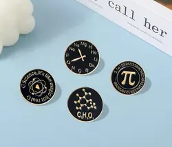 Science Is Real Magic Enamel Pins Chemical Element Bag Brooch Lapel Badge Knowledge Jewelry Gift for Kids Friends