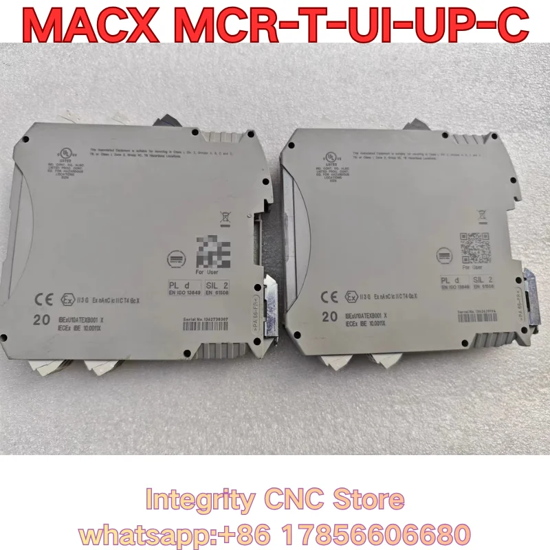 Second-hand MACX MCR-T-UI-UP-C module function test is normal 2811873