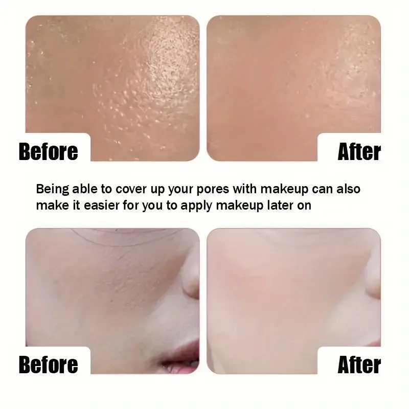 1pc Invisible Pore Primer-Smoothes Fine Lines, Moisturizes and Controls Oil, Brightens Face, Covers Blemishes, and Smooths Pores