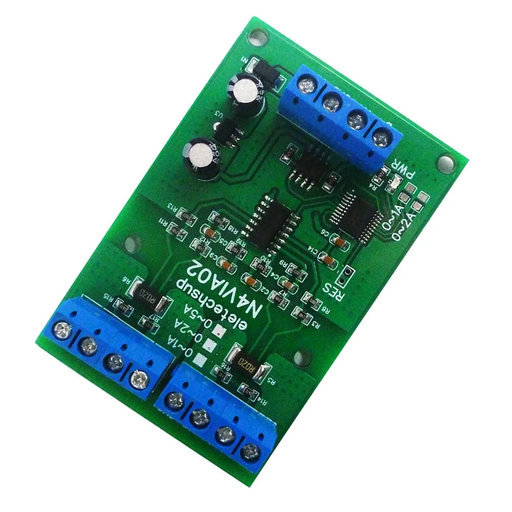 DC 8-25V 3 in 1 RS485 Modbus RTU Current Voltage Meters Board 0-30V Voltage Signal Measurement 5A Current Collection Module