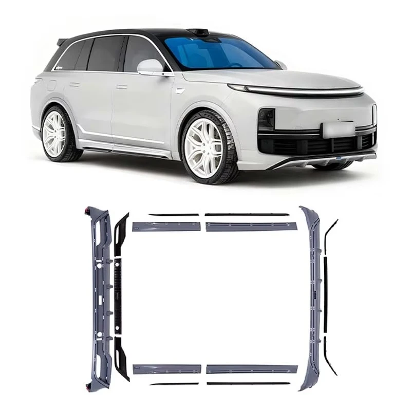 

Высококачественный спортивный обвес: передний бампер-сплиттер для Lixiang L8 2019- из полипропилена, простая установка, защита, Li Auto