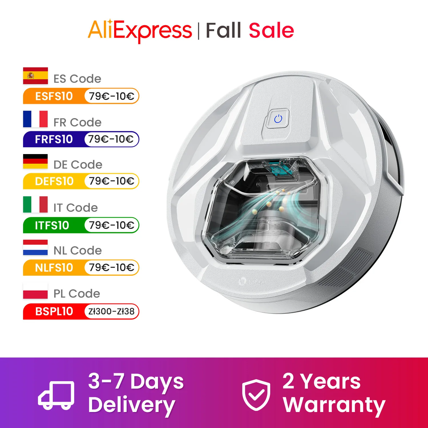 Lefant M320 6000 Pa leistungsstarker Roboter-Staubsauger mit Mopp, 210 Minuten Laufzeit, 800 ml sichtbarer Mülleimer, Teppicherkennung