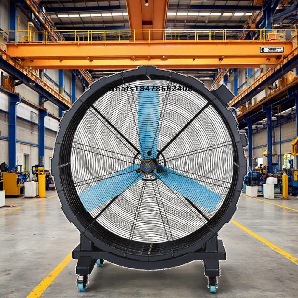 Customizable Industrial Electric Axial Flow Wall-Mounted Fans for Free-Standing Installation Factories Workshops Garages