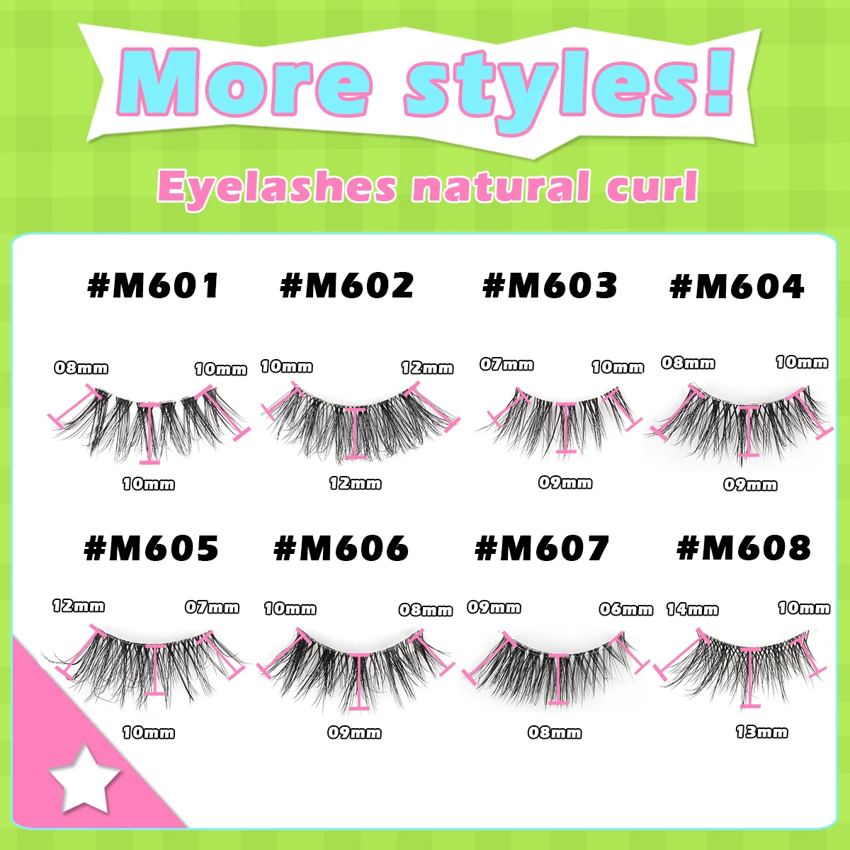 YSDO 3/5/7 Pairs Half Eyelash Natural Long Mink Lashes Wispy 3D False Eyelashes Fluffy Faux Cils Eye Makeup Eyelash Extensions