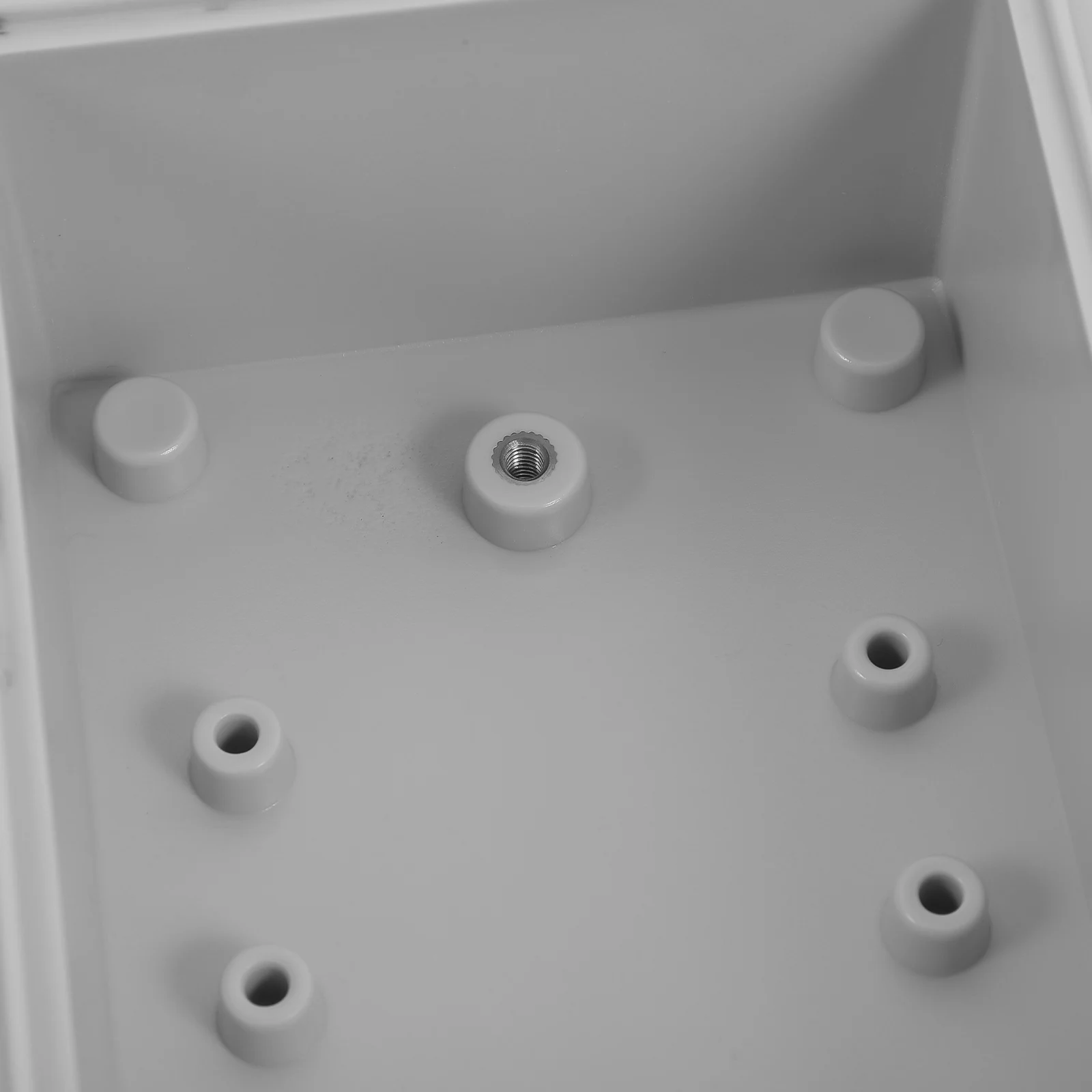 

Waterproof Junction 150x150x90mm Transparent Plastic Electrical Box Grey Cover Splashproof Outdoor Cable Connection