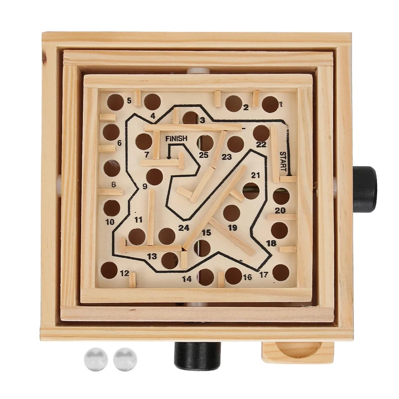 Labyrint Houten Doolhof Spel Iq Puzzel Intelicia Houten Montessori Speelgoed Hand Oog Coördinatie Jeux De Société Famille