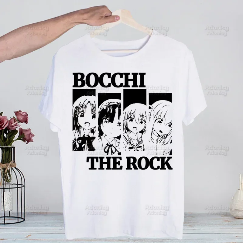 BOCCHI THE ROCK! Men's Tshirt Cute Shirt Hitori Gotoh Ijichi Nijika Bocchie The Rock T-Shirt Men Casual Tops Short Sleeve