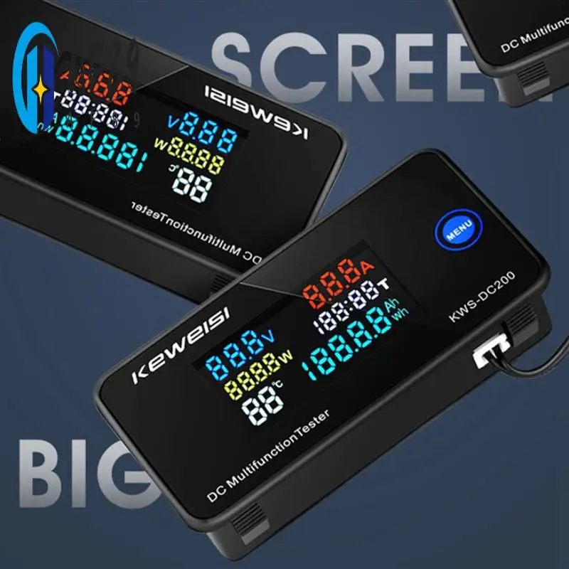 

AF89-2X KEWEISI DC 0-200V Voltmeter Ammeter KWS Power Energy Meter LED Digital DC Wattmeter Electric Meter,50A