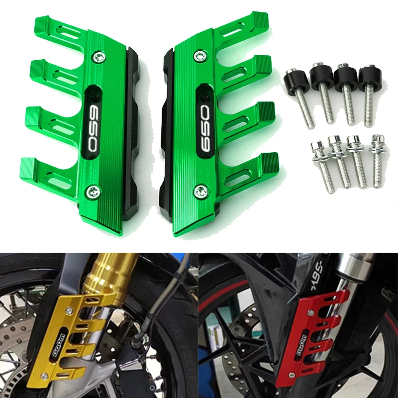

For KAWASAKI Z650 Z 650 2017-2020 2021 Motorcycle Front Fork Protector Fender Guard Accessories Mudguard