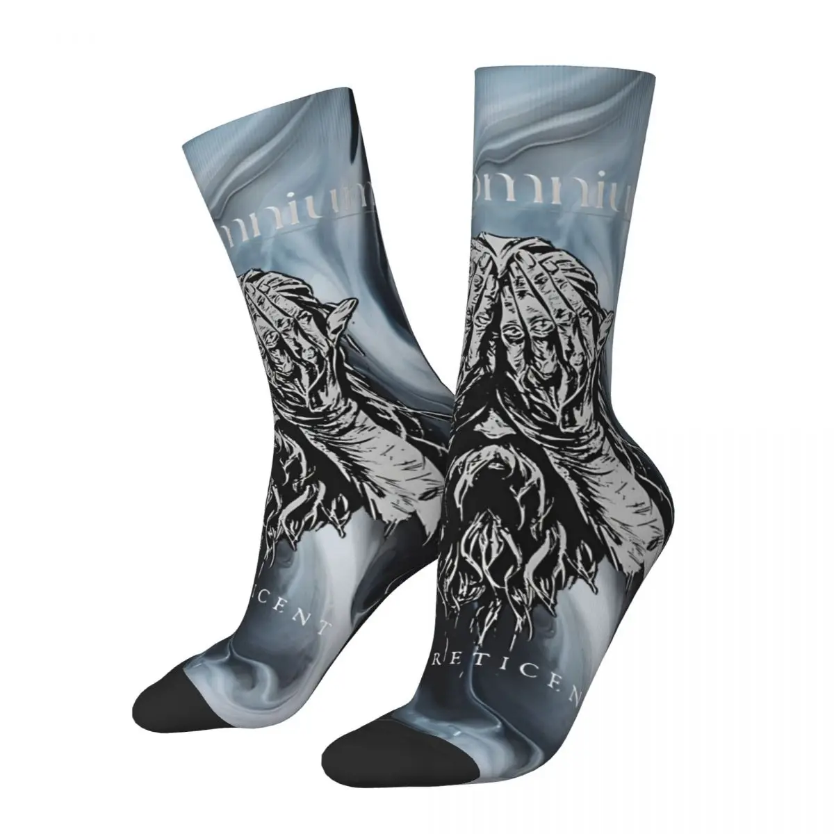 Crazy compression Agony Sock for Men Harajuku Insomnium Quality Pattern Crew Sock Novelty