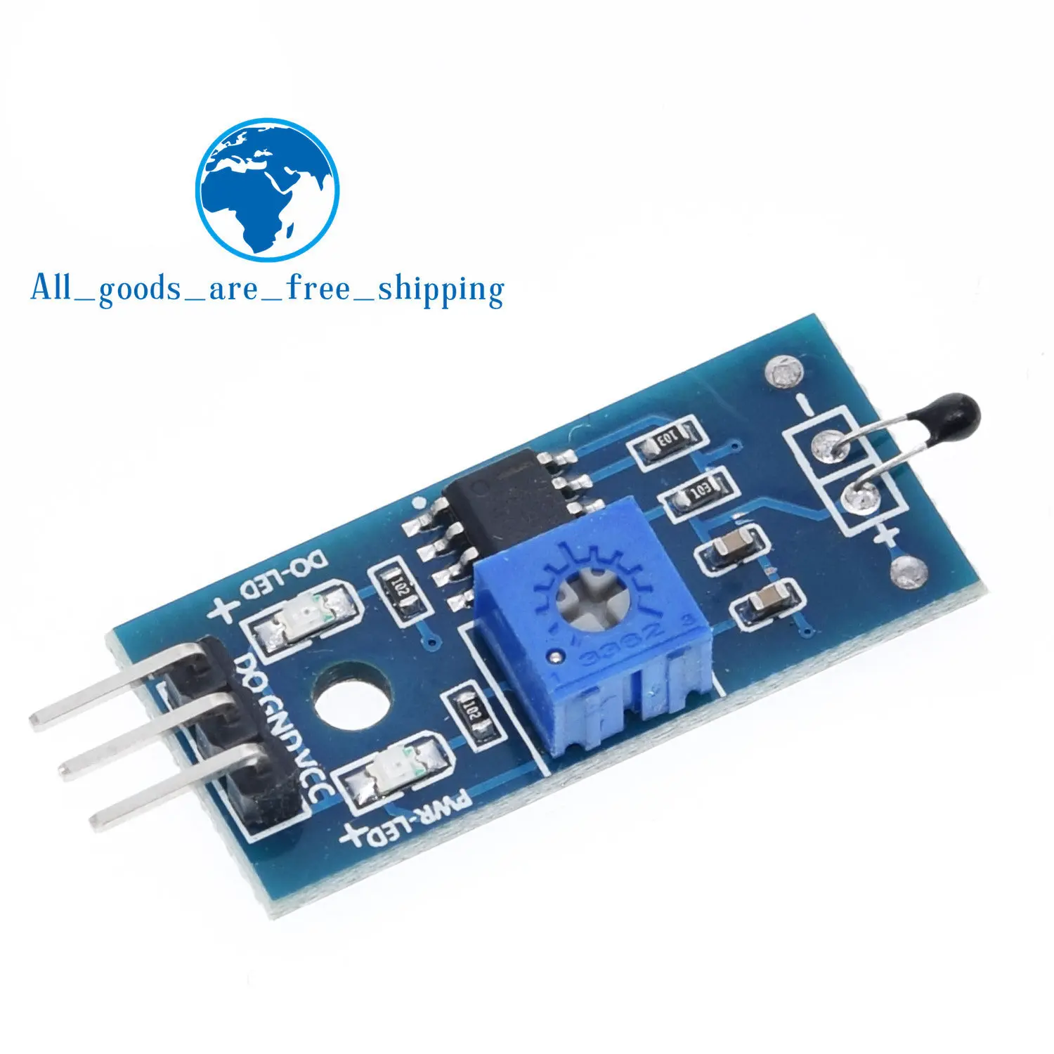 1/3PCS Thermistor temperature Sensor module thermal sensor module DO the digital output/temperature control switch For Arduino