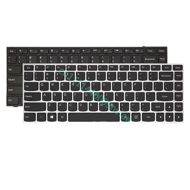 US Laptop Keyboard no Backlit For Lenovo G40 g40-30 g40-45 G40-70 G40-75 G40-80 n40-70 n40-30 Flex2-14a silvery 0.3