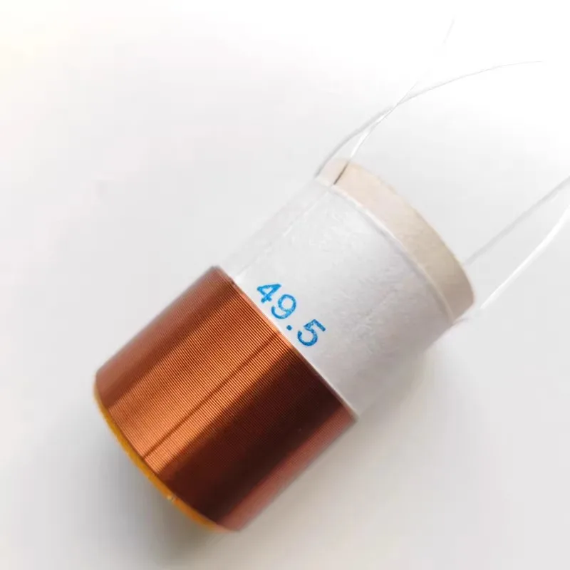 GHXAMP Subwoofer da 49,5 mm Altoparlante Bobina vocale in fibra di vetro Bobina di uscita a 4 vie 4ohm doppia linea 4 strati avvolgimento auto 1 pezzo