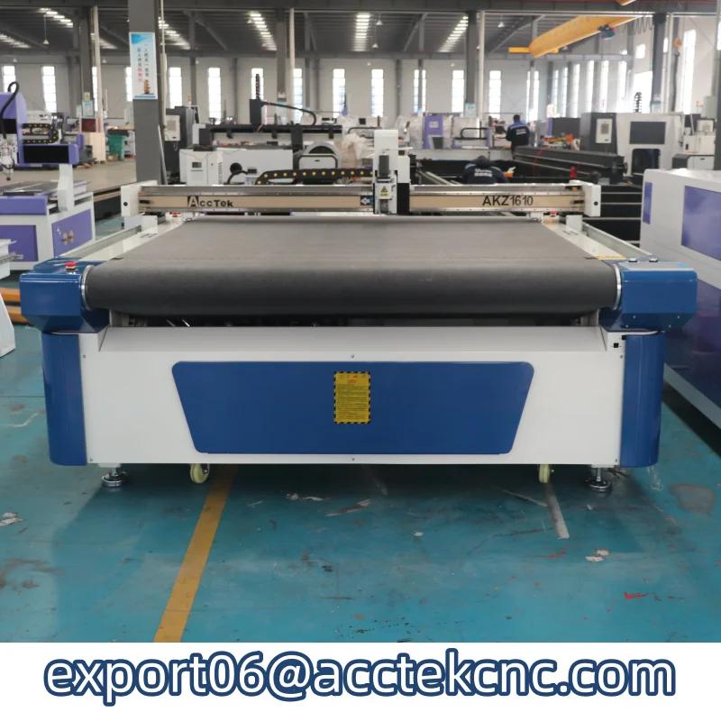 

Ultra High End Multi-function Automatic Oscillating Knife Flatbed Digital Cutting Machine For Corrugated Cardboard PVC Board