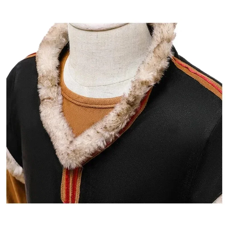 Halloween Gift Anime Cosplay 3-12 Years Kristoff Costume  s Adult Halloween Christmas Toddler  Party  Have a good mood every day