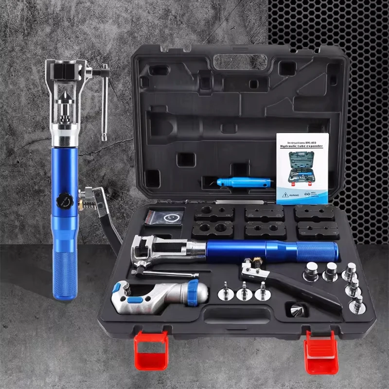 Hydraulic Expansion and Double-Cone Tools Tube Expander Set Soft HVAC Copper Tube Expander 3/6-inch To 1/2-inch Pipe Repair Tool