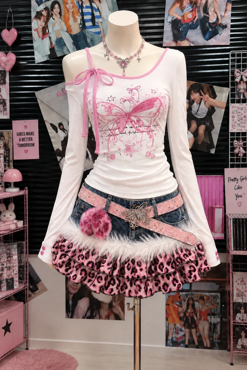 Retro Y2K 2 Piece Skirt Sets Women Casual Sleeveless Crop Top Mini Skirt Korean Streetwear Sweet Daily Matching Outfits image 6