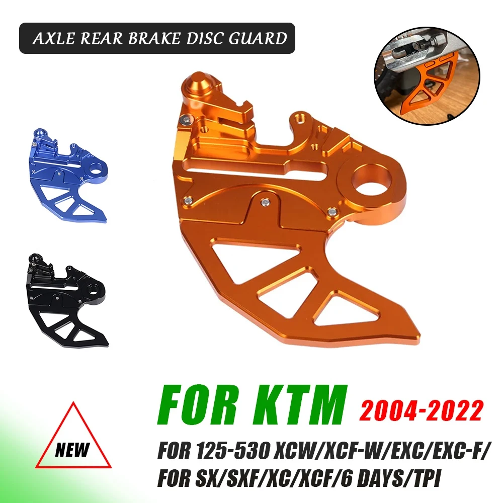 

Rear Brake Disc Guard For KTM 125 250 300 350 400 450 500 EXC EXCF XCW XCFW 6 Days TPI 2004-2023 SX SXF XC XCF 2004 - 2022 2021