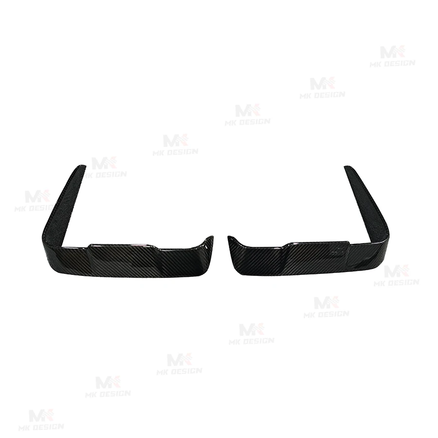 Carbon Fiber Front Bumper Upper Splitters Fog Light Cover for BMW 4 Series G22 G23 2020+ Side Splitters Upper Trims Car Styling