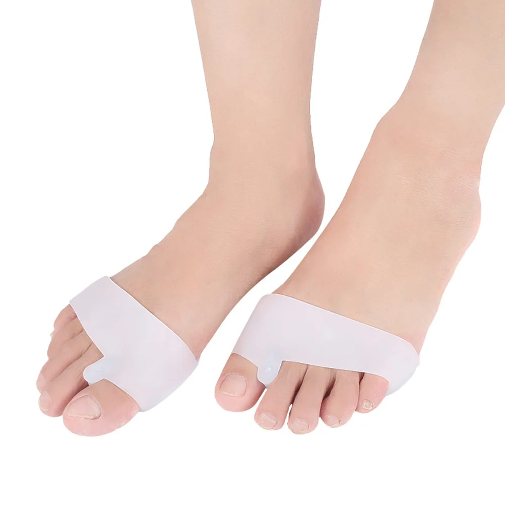 1Pair of Big Toes Splinting Toes Protector Hallux Corrector Bunion Splint for Ingrown Toenails Corns Blisters Hammer Toes