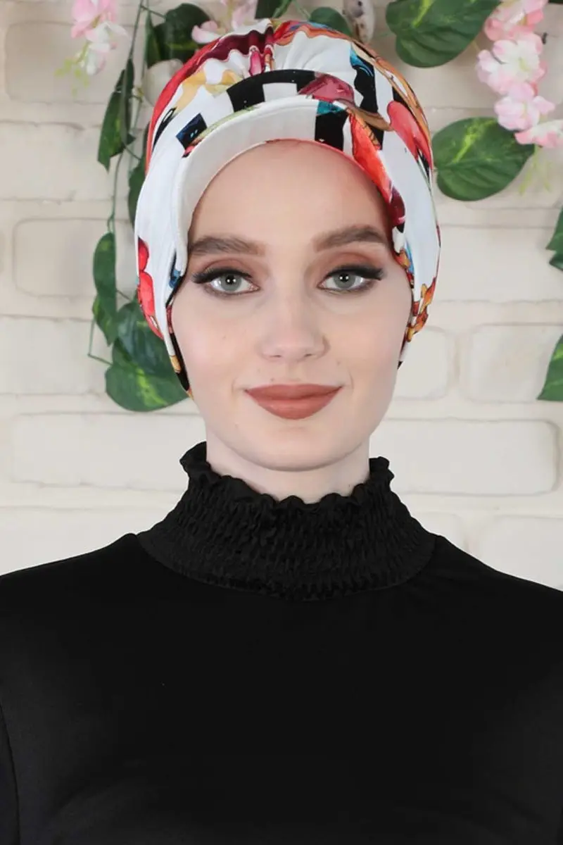 Teste padrão de alis do osso penteado com chapéu