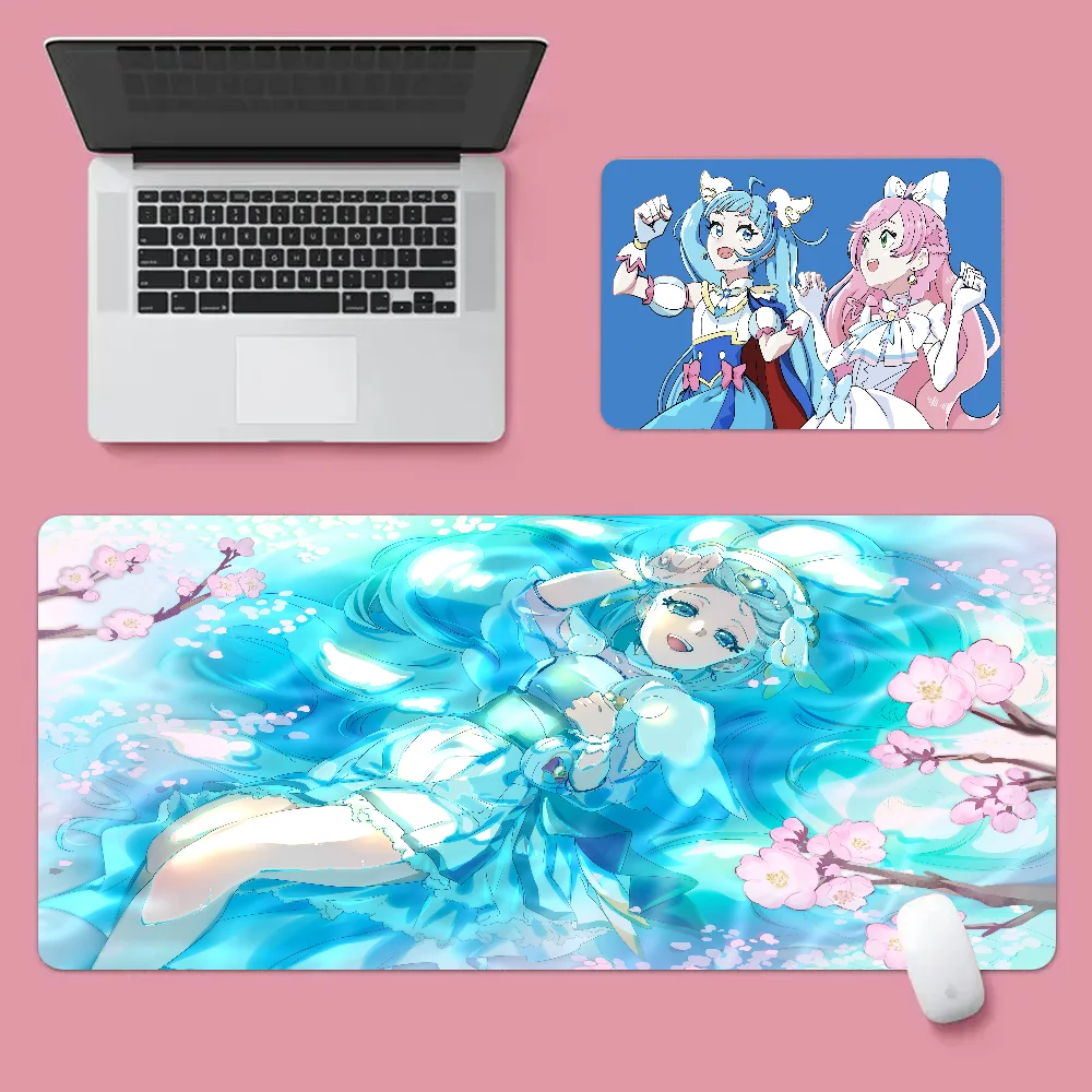 Precure Hirogaru Sky! New Laptop Gaming Mice Mousepad Size for large Edge Locking Game Keyboard Pad #1