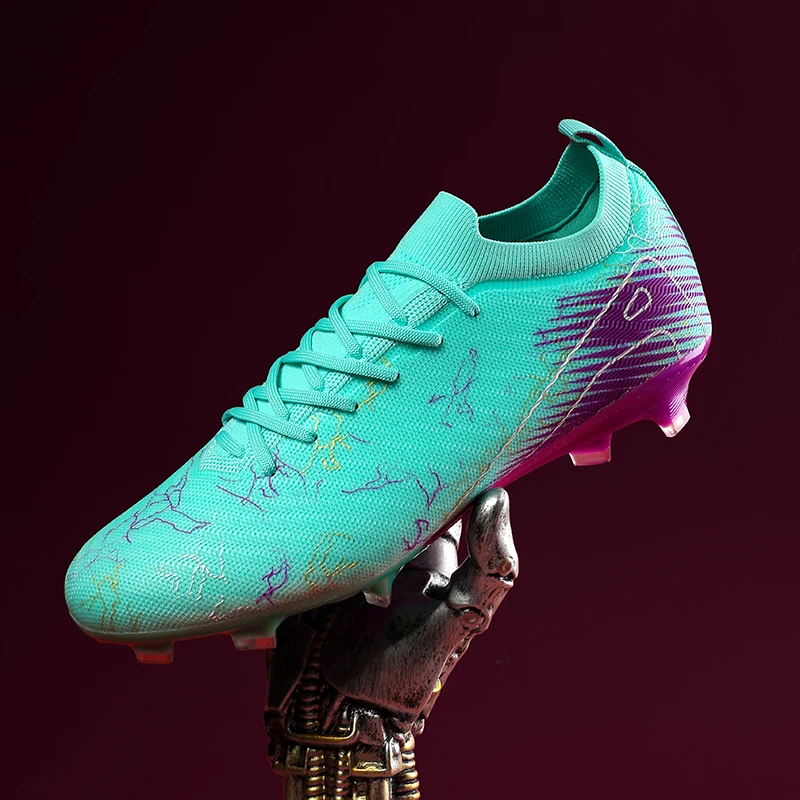 

2025 Football Shoes Fast TF/FG Football Field Boots Professional Non Slip Soccer Shoes Training Society Cleats Football Shoes In